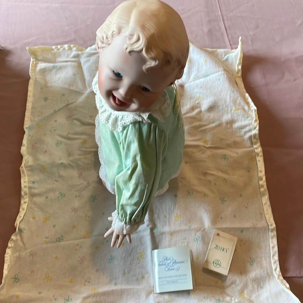 The Ashton-Drake  Galleries, “Jessica” Porcelain Doll, artist Yolanda Bello